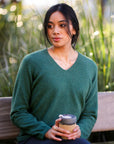 Merinosilk V-Neck Sweater