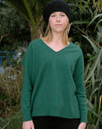 Merinosilk Classic V neck Sweater