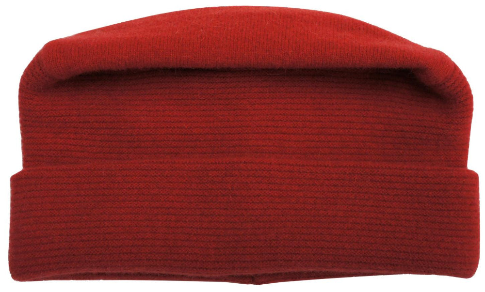 fire red rib hat