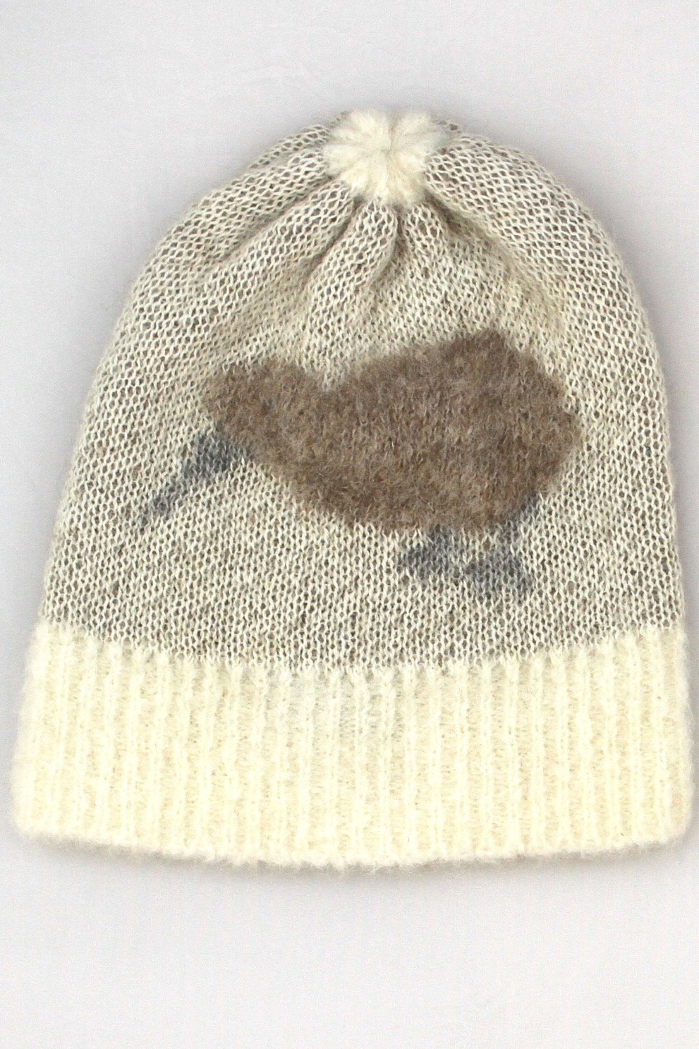 brushed alpaca kiwi beanie - kapeka nz