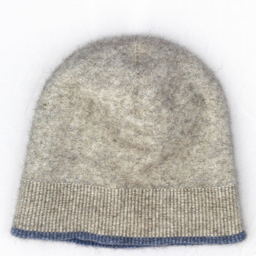 Merinosilk beanie - Lichen - Kapeka NZ