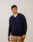 Cashmere V Neck Sweater - Kapeka NZ