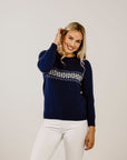 Cashmere Crystal Sweater - Kapeka NZ