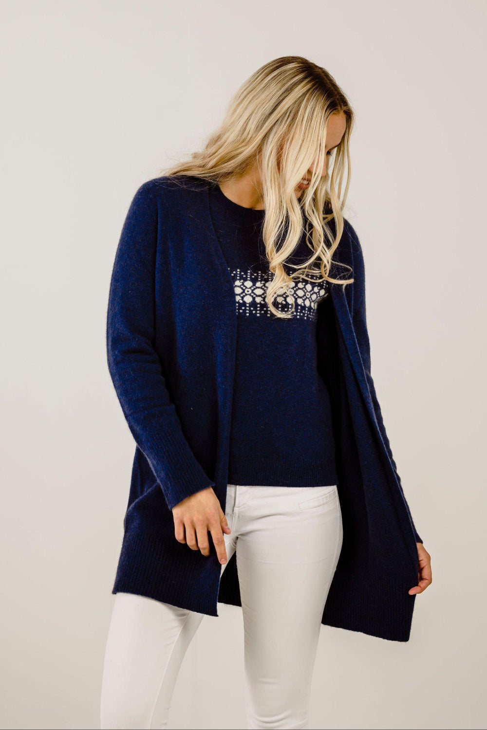 Cashmere Crystal Sweater - Kapeka NZ