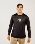 Merino Kiwi Long Sleeve Mens T-Shirt - Kapeka NZ