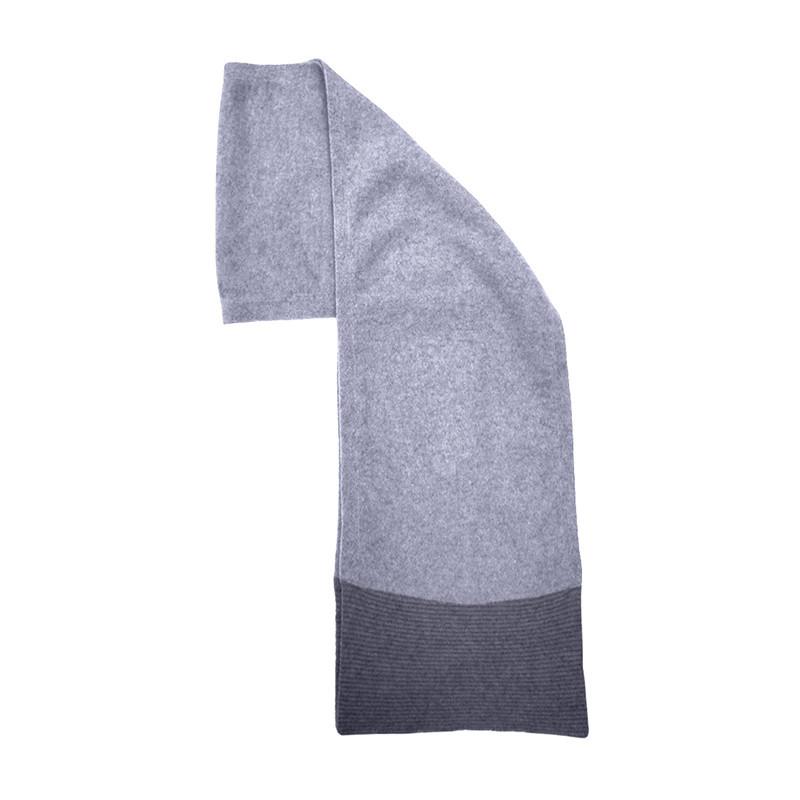 Merinosilk Long Fine-Ribbed Scarf - Kapeka NZ