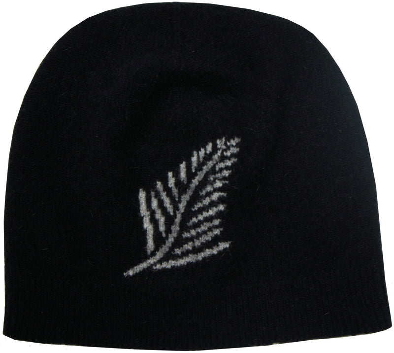 Merinosilk Silverfern Beanie - Kapeka NZ