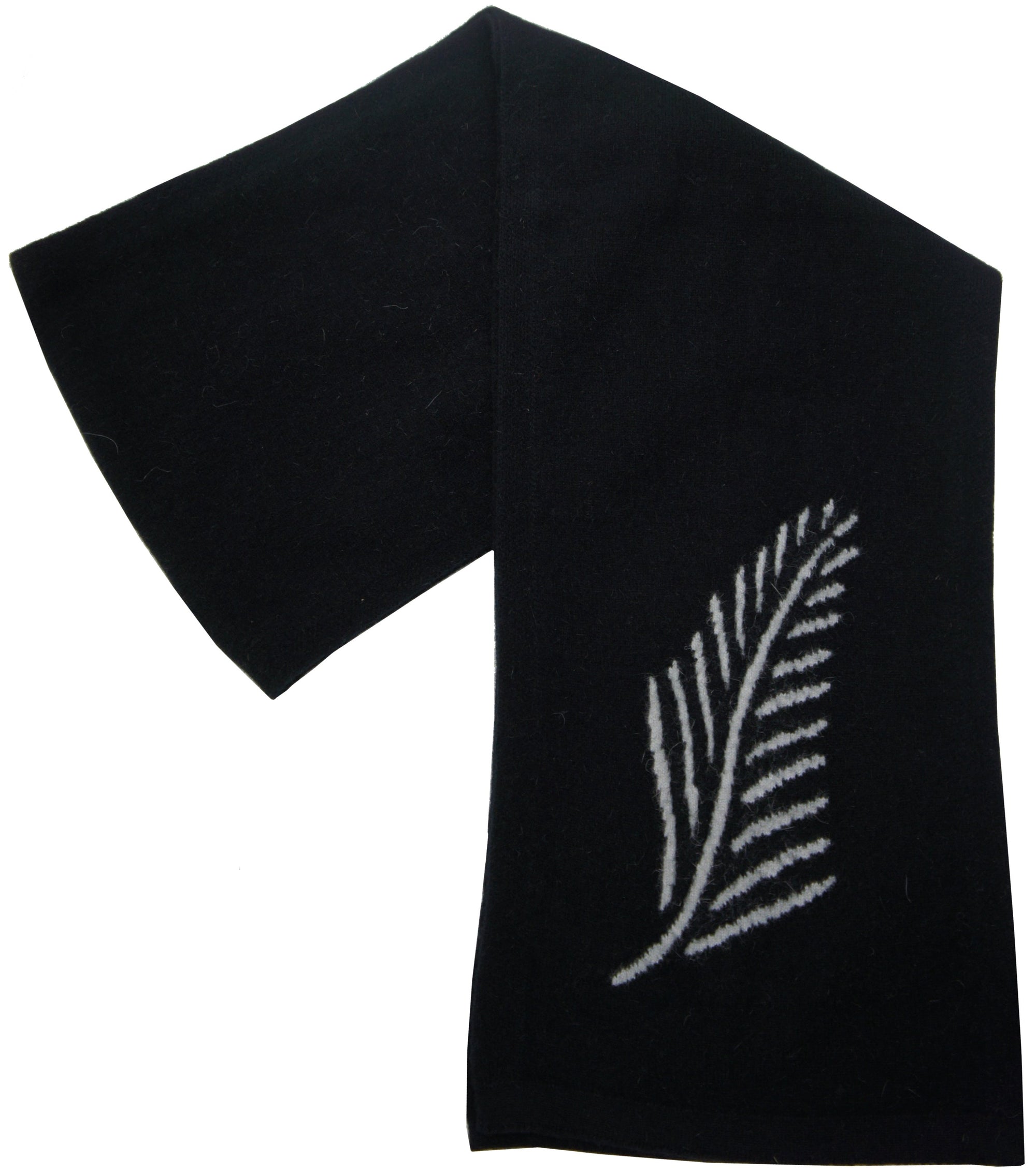 Merinosilk Silverfern Scarf - Kapeka NZ